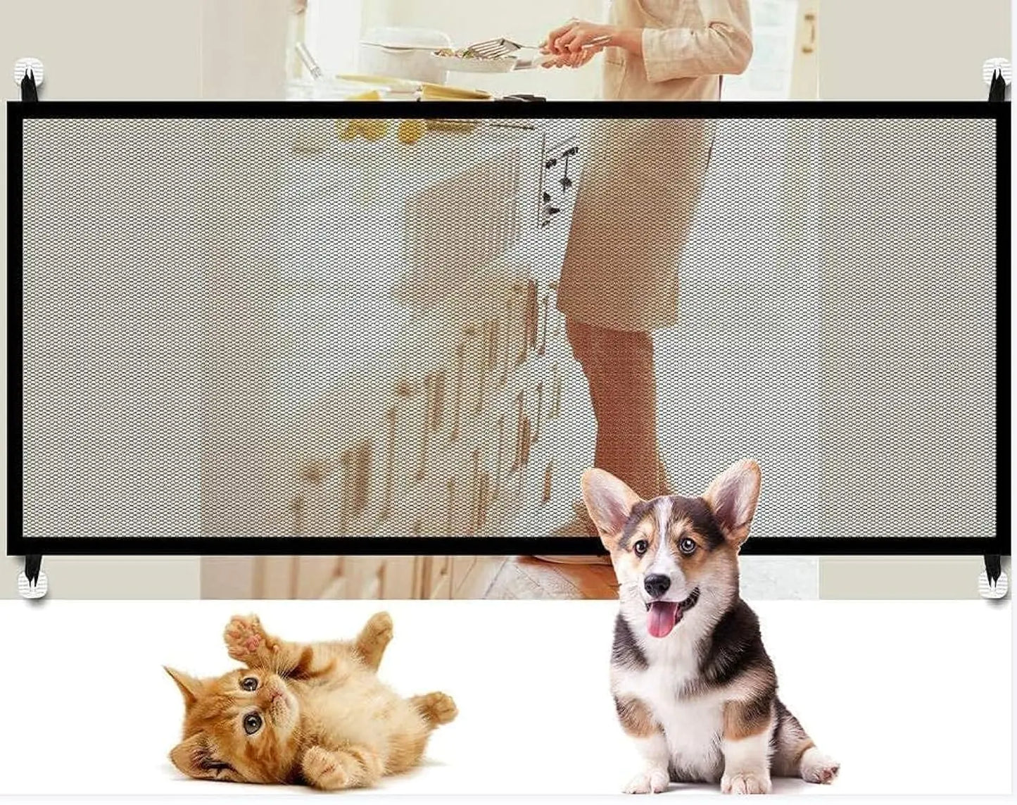 Transparent Pet Barrier & Safety Mesh