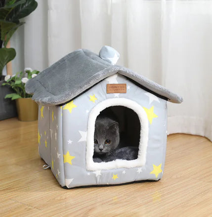 Warm Closed Pet Kennel House