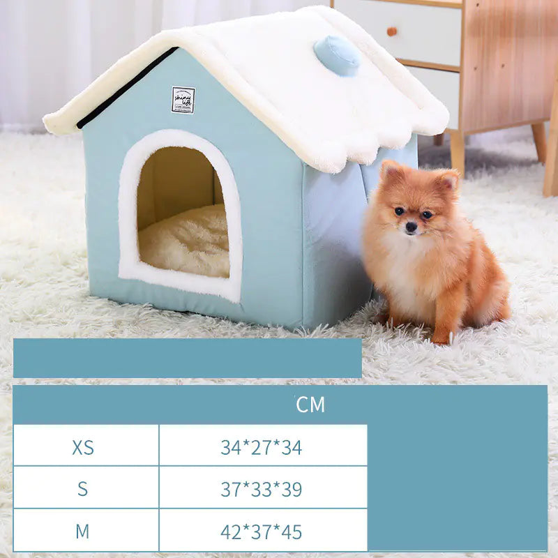 Warm Closed Pet Kennel House